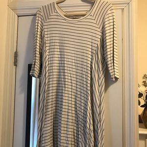 Nordstrom Black and white striped dress